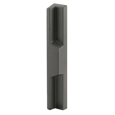 Patio door Plastic Outside Handle, Black, 2 Hole Pattern (Single Pack)