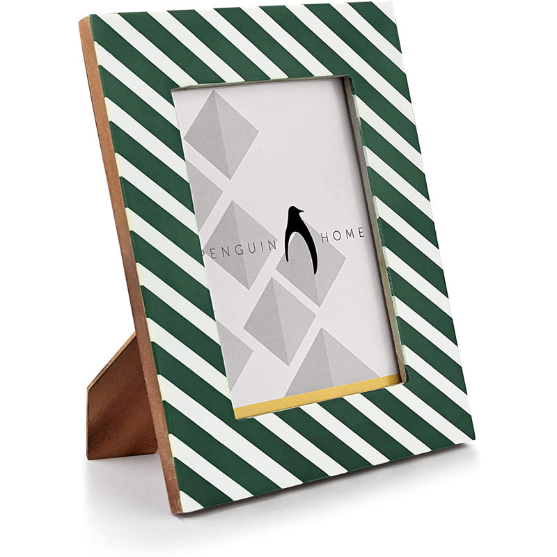 Bevelled Picture Frame, 26.5cm H x 21.8cm W x 26.8cm  D, Green