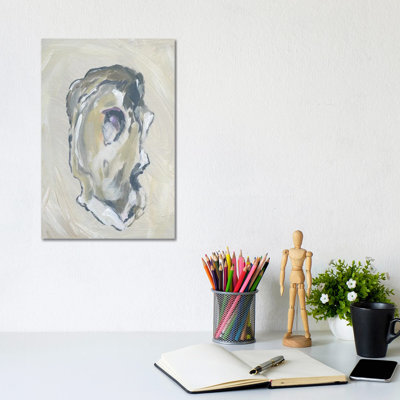 Beige Oyster I- Gallery-Wrapped Canvas Giclée