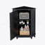 Armoire de rangement noire en coin Triangle-984751009