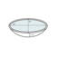 Laguna Metal Circular Vessel Bathroom Sink-1981053135