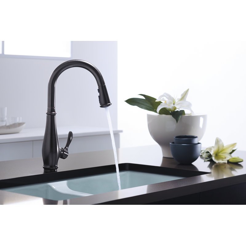 Cruette Pull Down Touch Single Hand Kitchen Faucet with DockNetik®, ProMotion™,  MasterClean™, Oil Rubbed Bronze