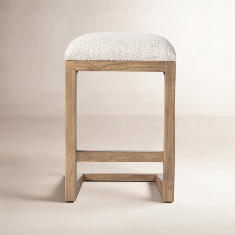 Cicily Bar Stool, Counter Stool (27" Seat Height), Toasted Ash/Somerton Ash