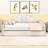 Full Wood Upholstery Daybed with Trundle and Slats-47791869