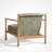 Upholstered Wood Frame Accent Chair-119236250