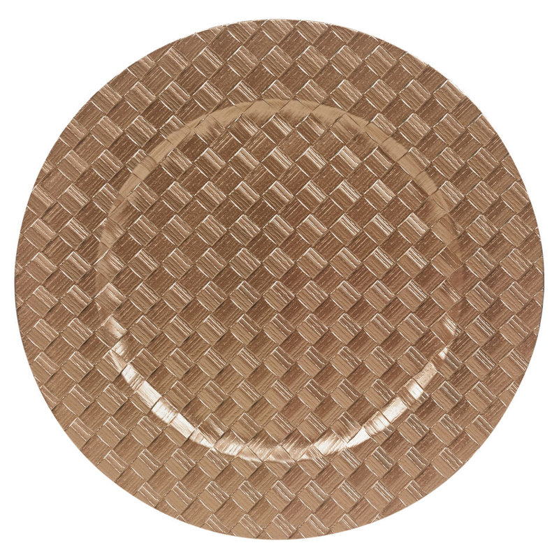 Akhirah Plastic / Acrylic Charger, Gold