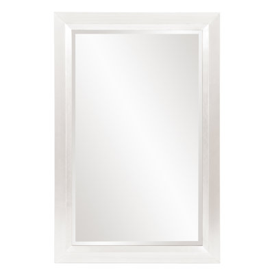Buschwick Solid Wood Frame Rectangle Wall Mirror