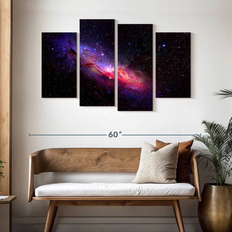Oberle Galaxy In Space, 32" H x 52" W