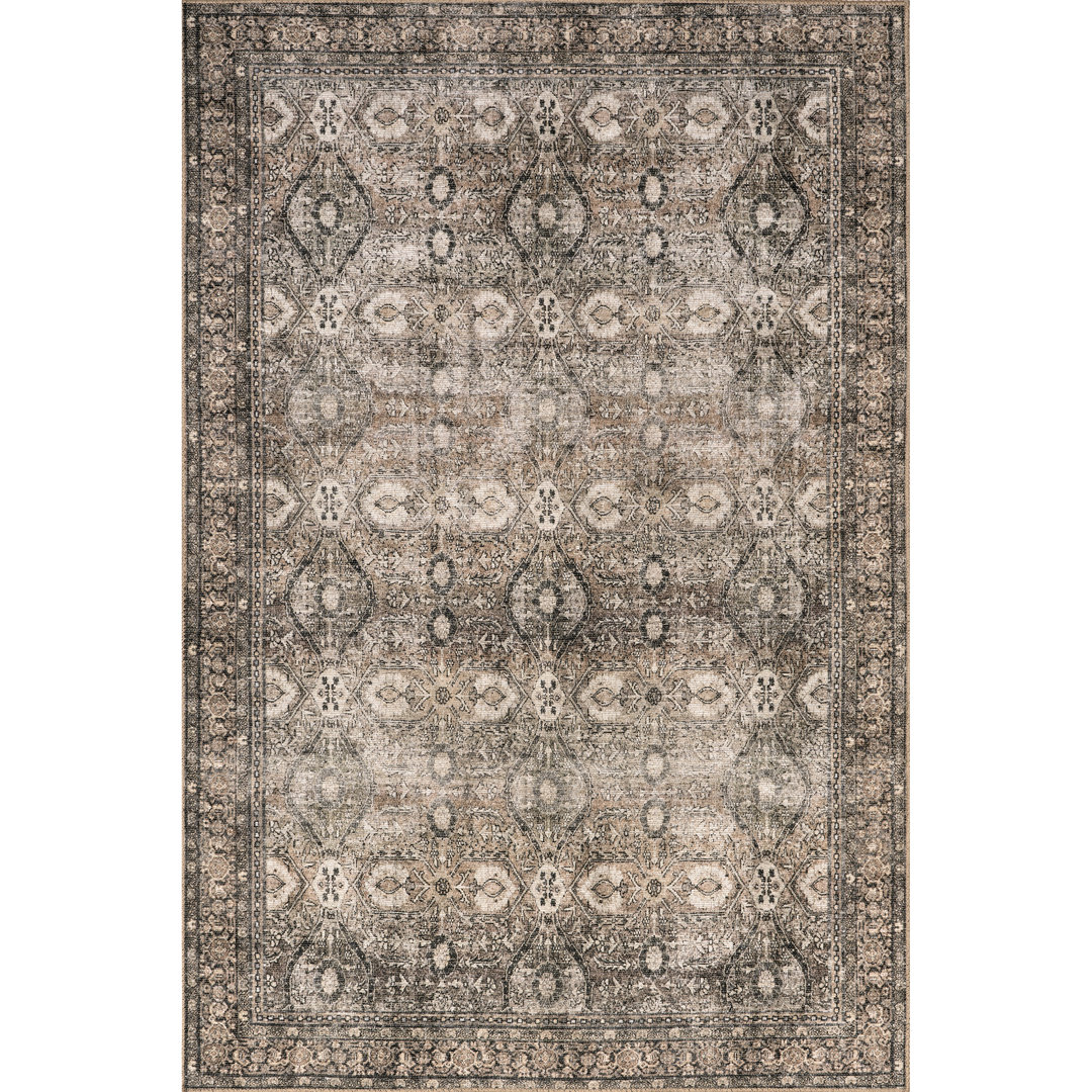 Jeccica Antiqued Jute-Blend Area Rug Bungalow Rose Rug