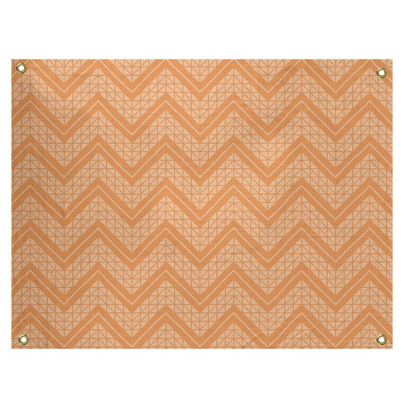 Tapisserie Stephenie, H 50 po x l 59 po, Orange