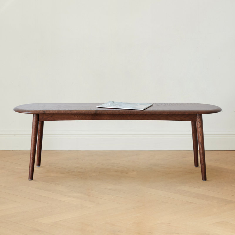 Solid Wood Bench, Oak Soild Wood to Easy installation, 16.14" H x 47.24" W x 11.81" D, Walnut