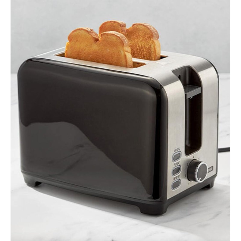 Judge Electricals, 2 Slice Toaster, Black