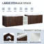 Ensemble de meuble-lavabo double 82,90 po avec plateau en bois manufacturé Nellie-385244656