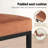 Irvona Upholstered Counter Stool with Metal Frame-1534151200
