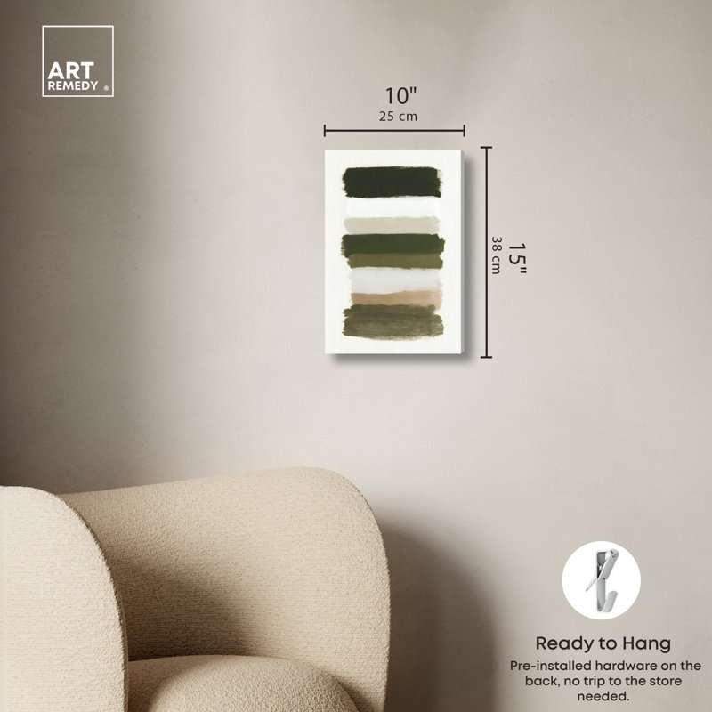 "Olive Stack III", reproduction d'art sur toile par Art Remedy, 10 x 15, H 15 po x l 10 po, Toile non encadrée