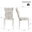 Ensemble de 4 chaises de salle à manger modernes en velours gris clair avec pieds en métal galvanisé - Siège de cuisine ergonomique rembourré pour salle à manger, chambre