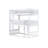 Twin Over Bunk Bed In White - Detachable Rubber Wood Design With Stable Ladders And Guardrails For Bedroom Structure Safe-820559487