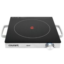 Courant 9.84-in 1 Element Stainless Steel Electric Hot Plate | WCEB1105ST697