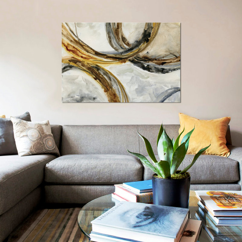 " Emboldened Abstract " by Nan, 12" H x 18" W x 1.5" D