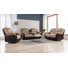 Ensemble de salon inclinable en mousse 3 pièces Alizzon