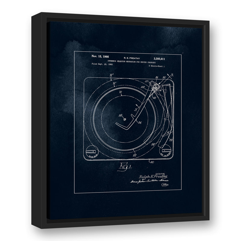 Changeur de tourne-disque, H 21,75 po x l 17,75 po