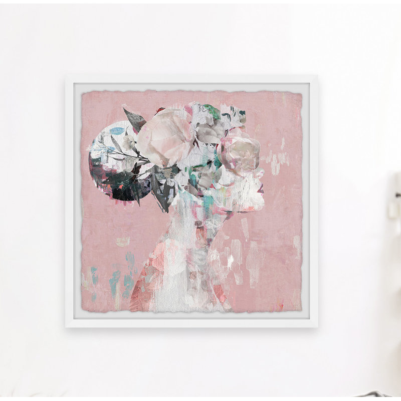 « elegant bun iii », reproduction encadrée, H 32 po x l 32 po x P 1,5 po
