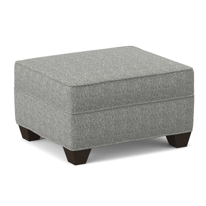 Phillips 26" Wide Rectangle Standard Ottoman, Cafelle, Connelly Dove
