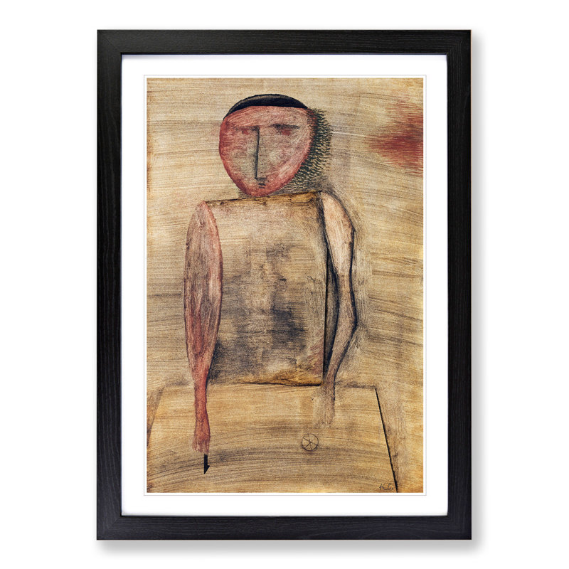 Doctor by Paul Klee - Picture Frame Painting, Black Framed, 65cm H x 48cm W x 2cm D