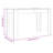 vidaXL Dining Table Kitchen Table Dining Room Dinner Table Engineered Wood-2009468922