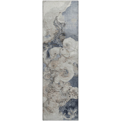 Premium Machine Washable Mayfield AMF1860 Abstract Rug