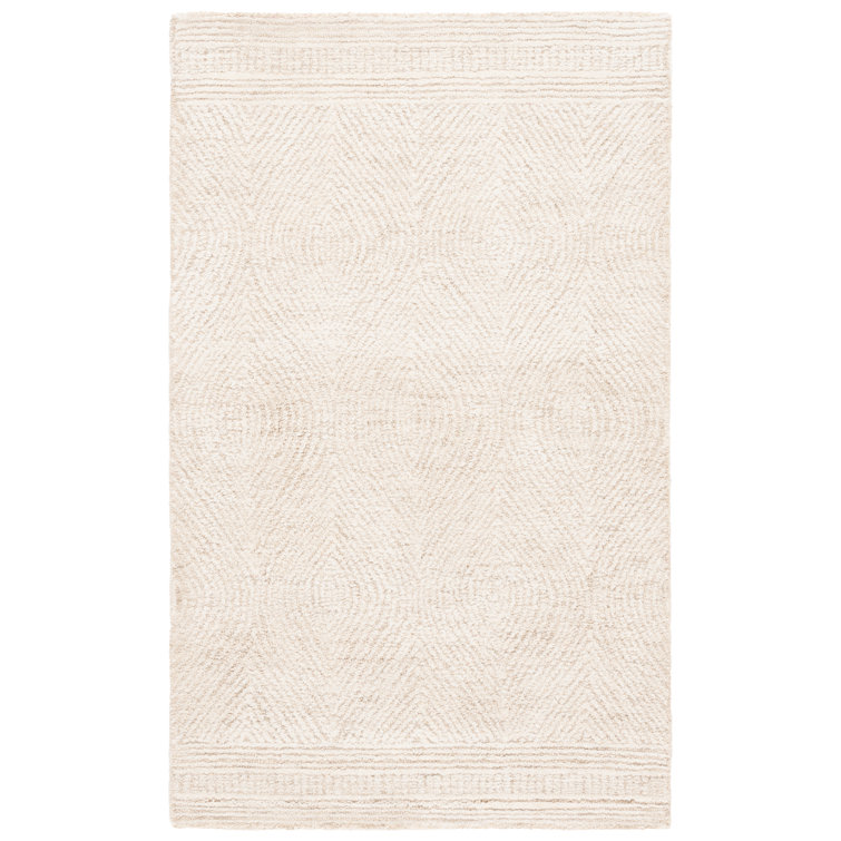 Geometric Shapes Wool Hand Tufted Area Rug