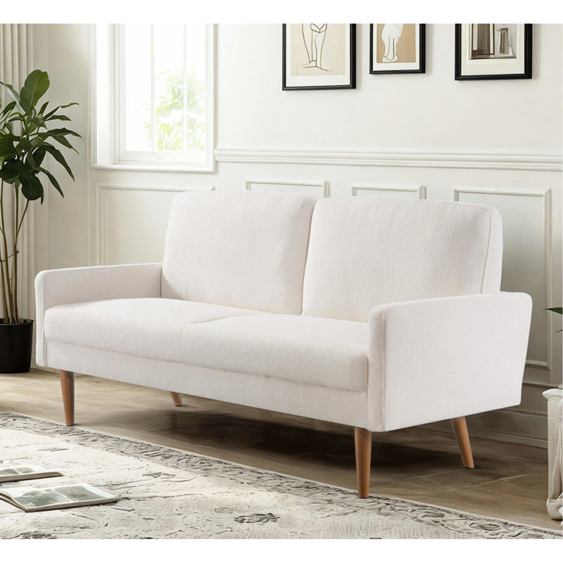 3 places en velours, avec un dossier confortable et chic, pour une maison élégante, Ivory