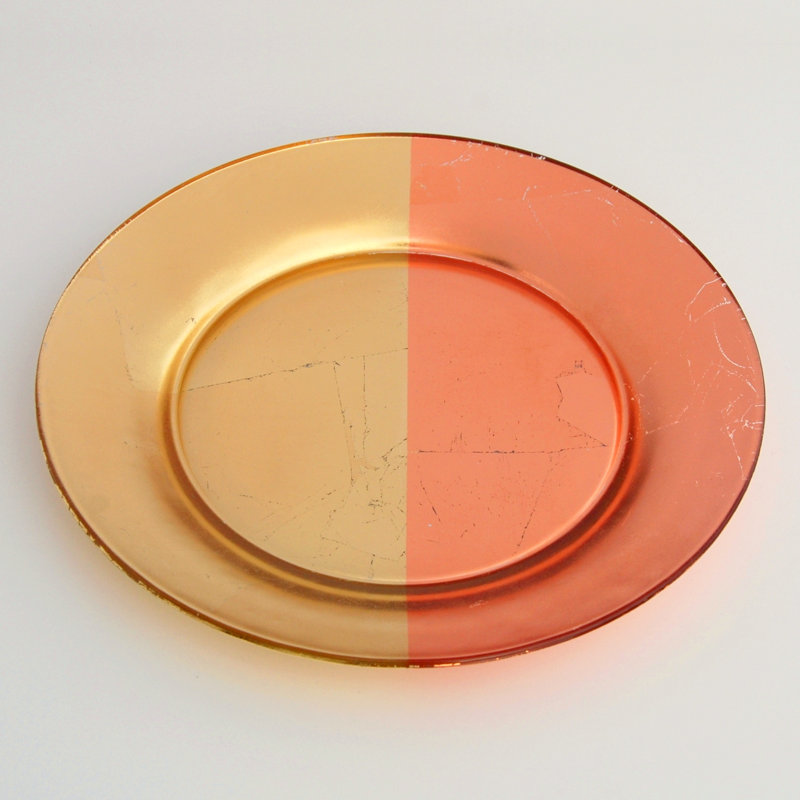Assiette à hors-d'œuvre 7,5 po, Or / or rose