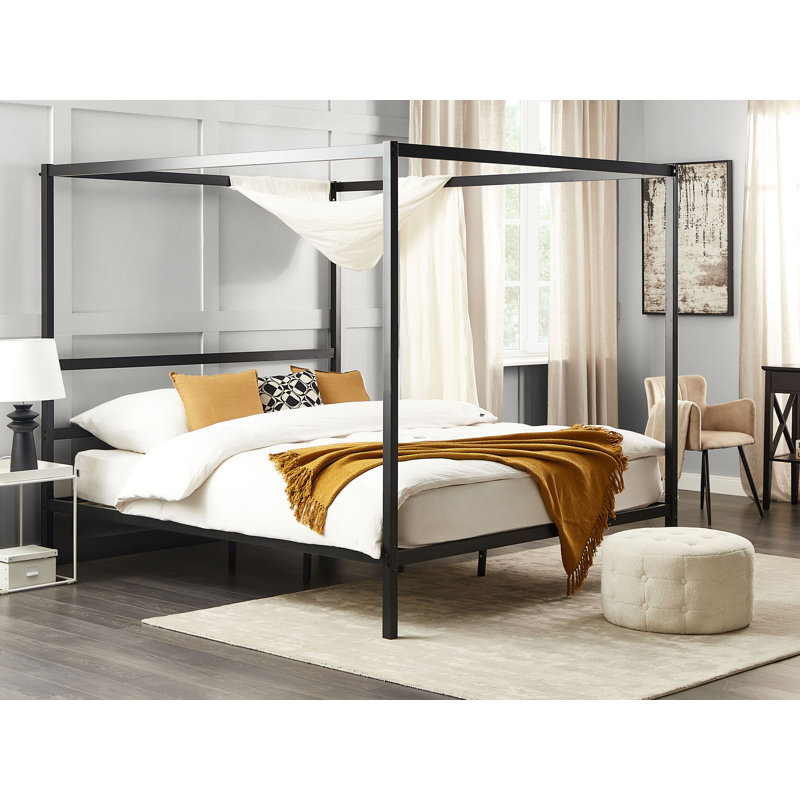 Lynton Metal Bed, Black, Super King (6')