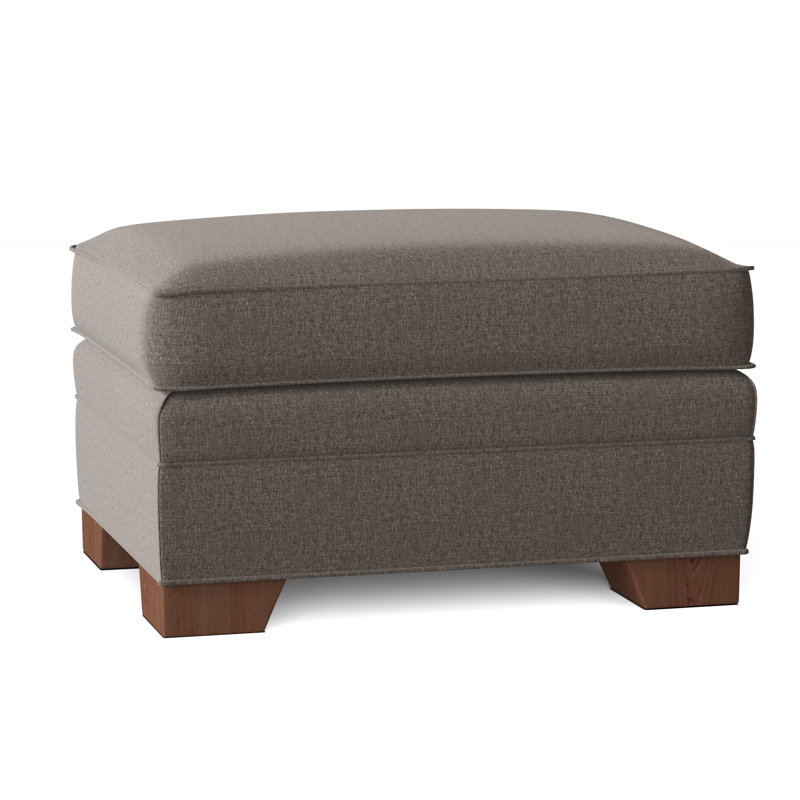 Adrena Ottoman, Craftwood 42 Gray Performance Chenille