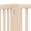 Barrière pour chien Archie & Oscar en bois de peuplier pliable 6 panneaux 118,1 pouces noir-716140004-716140006