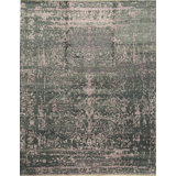 Neo Villa Oriental Area Rug in Green