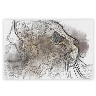 Curious Cat - Frameless Print