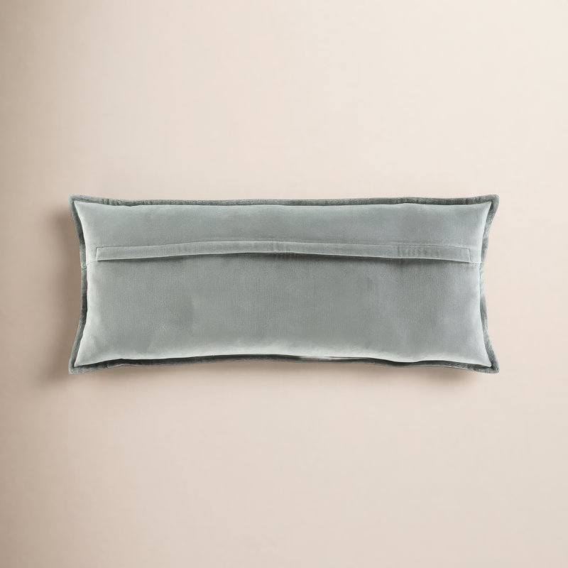 Norwin Cotton Reversible Throw Pillow, Polyester, 12"H x 30"W, Sage