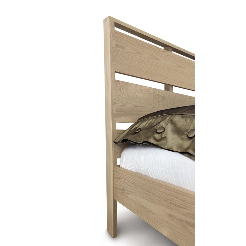 Oslo Solid Wood Bed, King, Natural Oak