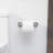 2-Piece Bath Hardware Set With Towel Ring Toilet Paper Holder Toilet Paper Roll Holder-101992911