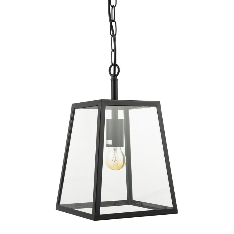 1 - Light Matte Black Lantern Pendant