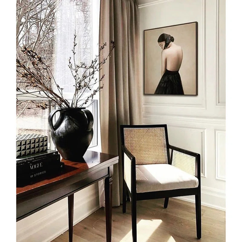Fauteuil Antonia Cane, Black