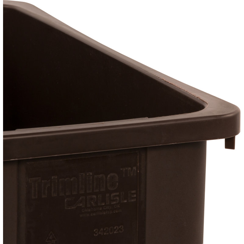 Poubelle 23 gallons trimline, Marron foncé