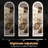 Charming Standing Mirror With Graceful Arch Design And User-Friendly Installation