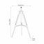 Jeanette 127.5cm Natural Tripod Floor Lamp