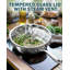 Wok standard en acier inoxydable 10,5 pouces avec couvercle, poêle à frire à fond plat, poêle à frire profonde, va au lave-vaisselle et au four, compatible avec toutes les surfaces de cuisson
