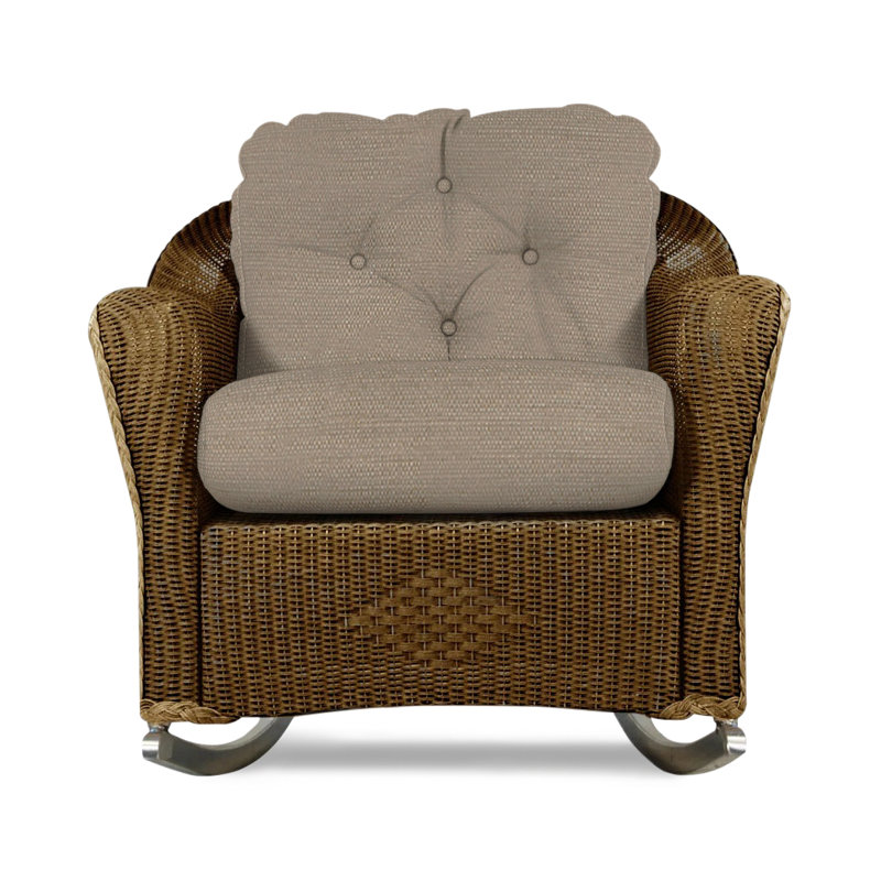 Reflections Outdoor Rocker Chair, Demo Stone, Bark