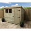 Sceinnker 4 ft. W x 7 ft. D Solid Wood Tongue & Groove Pent Storage Shed