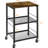 End Table, Small Side Table Living Room,Rustic Brown Nightstand With 2-Tier Storage Shelf, Printer Stand Sofa Table For Small Spaces, Living Room, Bedroom-104908409